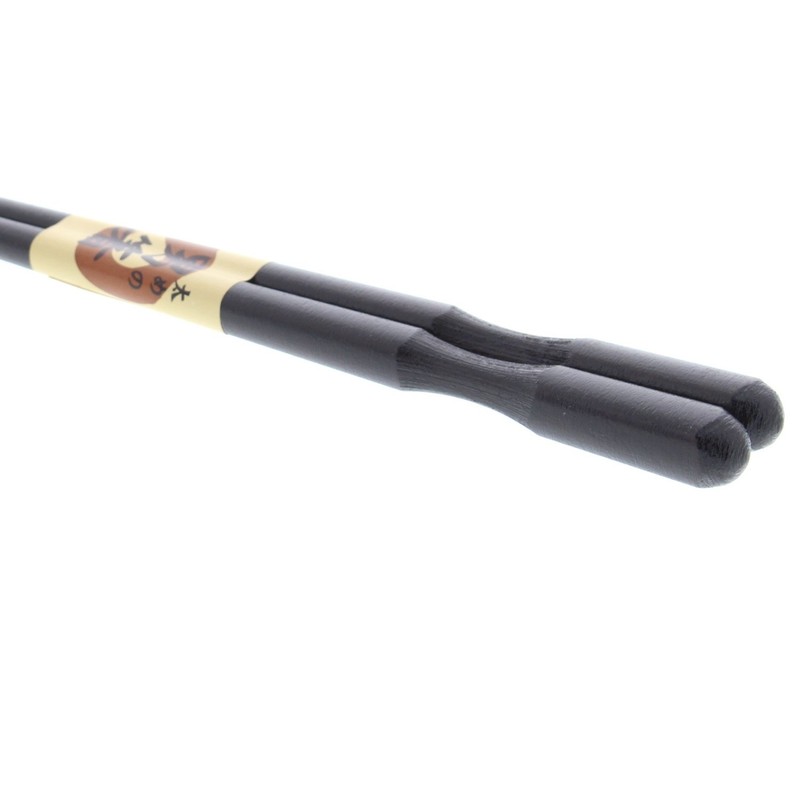 Ishida Japanese Chopsticks Men's Thick King General Half Ebony Lacquer