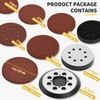 Gnellkoor 5 Inch 8 Holes Hook Loop Orbital Sander Metal