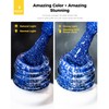 BURANO Reflective Glitter Gel Nail Polish, Royal Blue UV LED