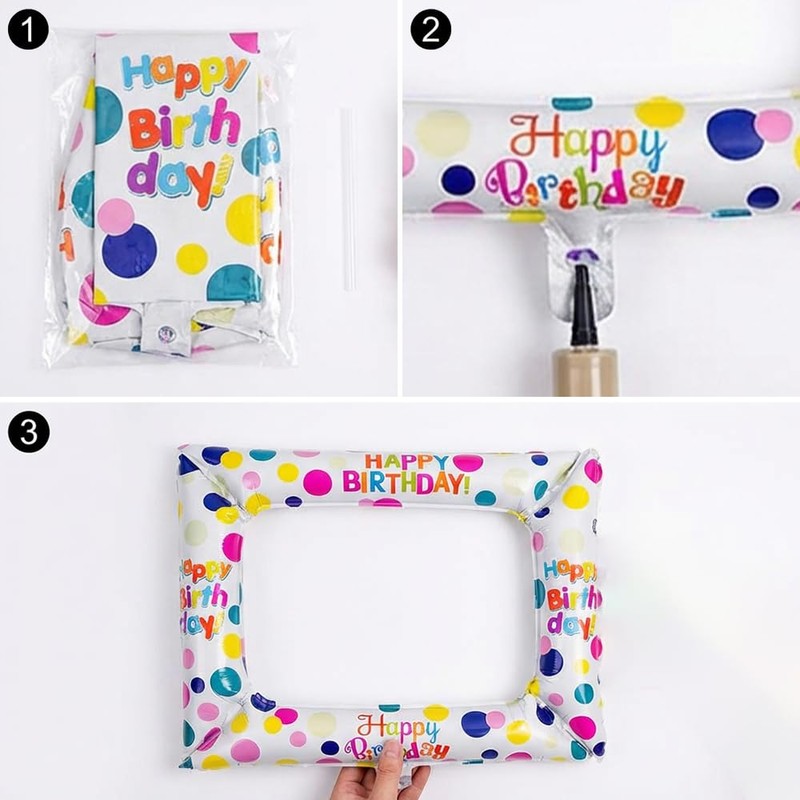 Colourful Photo Booth Props Set for Adult Party (Colourful)