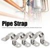 100pcs 25mm U Shaped Saddle Clamp Air Tube Conduit Clips
