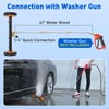 2-in-1 16' Undercarriage Pressure Washer Water Broom, 4000PSI Under Car