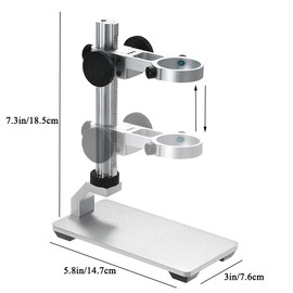 Jiusion Universal einstellbare professionelle Basis Ständer Halter Desktop Unterstützung Halterung für 3cm bis 3,3cm in Durchmesser USB Digital Mikroskop Endoskop Lupe Lupe Kamera