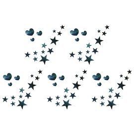 King Horse tm1201 Tattoo Sticker Sun Star Star - 1