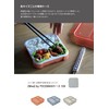 CBJAPAN Food Man Lunch Box Case, Thin Lunch Box, Mee,