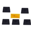 AE Quality Tools 6PC 4" Black Hard Card Set and