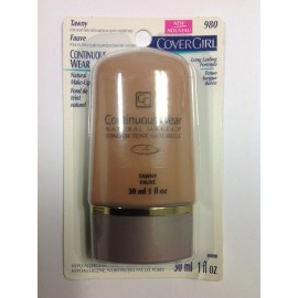 CoverGirl Continuous Wear Natural Make up FOUNDATION ( TAWNY ) ORIGINAL FORMULA