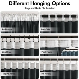 MIULEE Stone Blue Velvet Curtains 90 inches Long 2 Panels - Luxury Pinch Pleated Room Darkening Window Drapes for Bedroom Living Room Thermal Insulated Super Soft, Back Tab Rod Pocket Light Blue