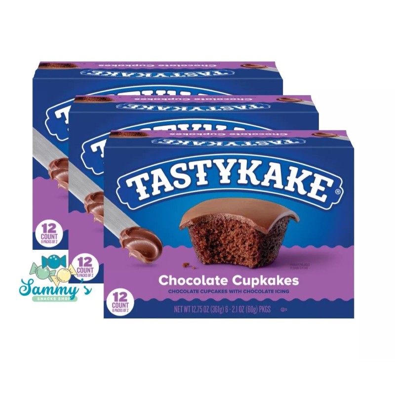 Tastykake Chocolate Cupcakes 3 Boxes