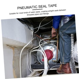 NOLITOY 10 Rolls PTFE Sealing Tapes Duct Tape for Pneumatic Hydraulic Applications Easy to Use for Water Gas Pipe Repairs Moisture Resistant