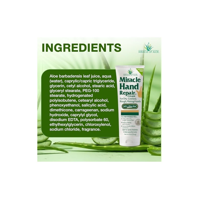 Miracle of Aloe 's Miracle Crema reparadora de manos