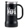 Onebttl Papa Gifts, Funny Grandpa Gifts for Men, 24oz Stainless
