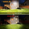 Onforu 60W LED Security Light, 6000LM Brightness Outdoor Flood Light