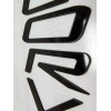 Advanced Trims 2x GLOSS BLACK 1/16 RAISED LETTERS FOR C5