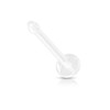 PiercedOff Bio Flex Clear Retainer for Nose or Cartilage -