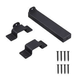 Outdoor Latch with Padlock Hole Adjustable Slide Gate Latch Heavy Duty Sliding Bolt Lock for Wooden, Metal, Glass Doors