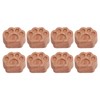 8pcs Essential Oil Car Diffuser Cat Paw Shape Simple Compact