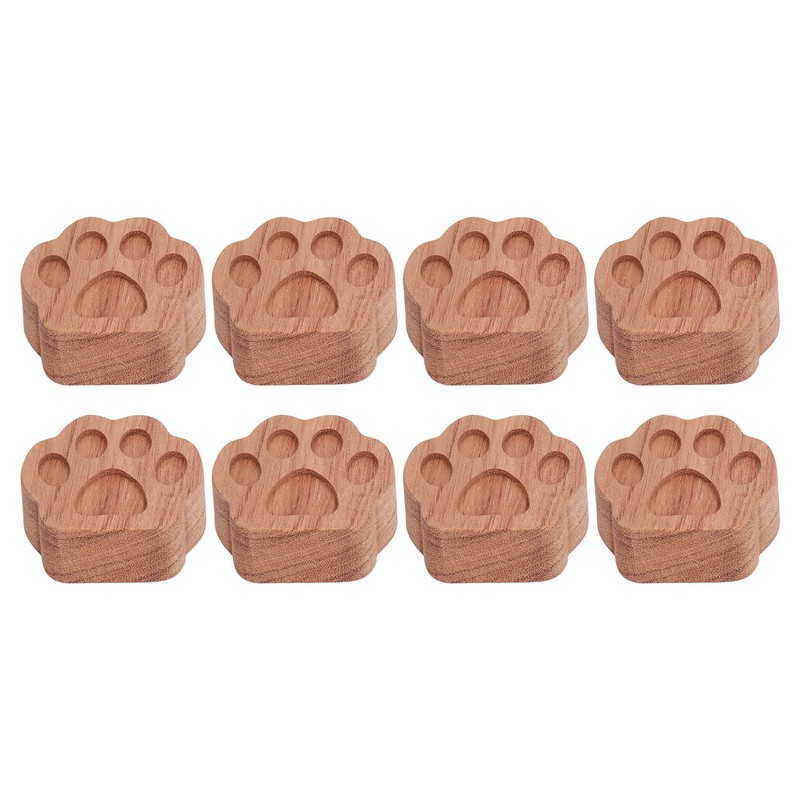 8pcs Essential Oil Car Diffuser Cat Paw Shape Simple Compact
