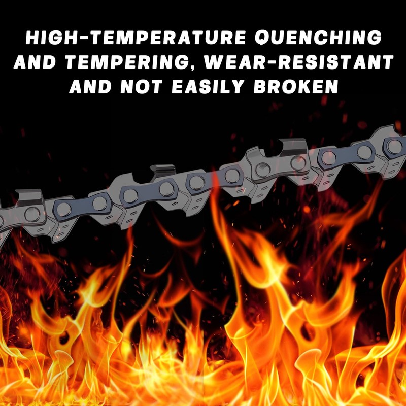 O-CONN 4 Pack 18 Inch Chainsaw Chain 3/8" LP Pitch