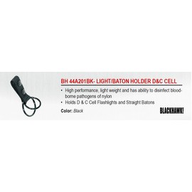 BLACKHAWK Light/Baton Holder (D cell & C cell)
