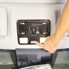 carpart2021 Carbon ABS Reading Lamp Light Trim Panel Interior CoverFor