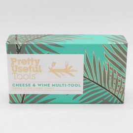 Wild & Wolf Pretty Useful Tools Cheese & Wine Multi Tool Knife Corkscrew Can Bottle Opener