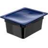 Carlisle 10232B60 Smart Lids Half Size Polyethylene Lid, Dark Blue