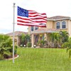 BONWIN 2" Large Flag Pole Rings, 2 Pcs Aluminum Alloy
