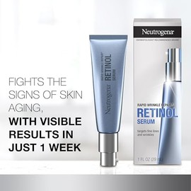Neutrogena Suero para reparación rápida de arrugas, 1 oz, Serum, paquete de de 1