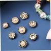 SHINEOFI 8pcs Magnetic Hijab Pins Stylish No Sew Buttons for