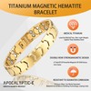 [Apocalyptic-K] Titanium Magnetic Bracelet, (Light) Mens Magnetic Bracelet, Double Ferromagnetic