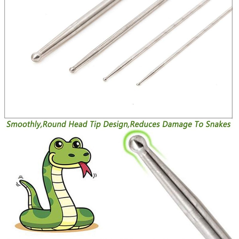 V-Cheetong Professional Reptiles Snake Sexing Probes with Round Ball Tip