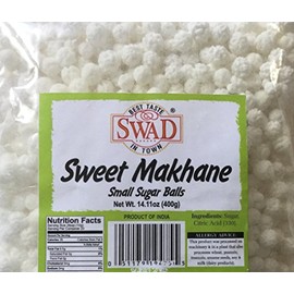 Swad Sweet Makhane (Small Sugar Balls) - 400g., 14.11oz