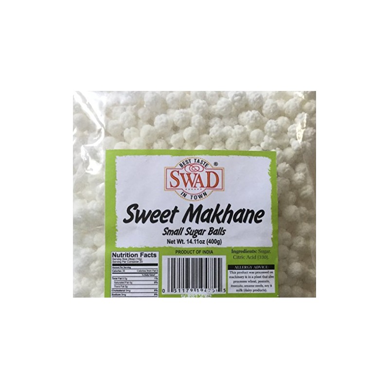 Swad Sweet Makhane (Small Sugar Balls) - 400g., 14.11oz