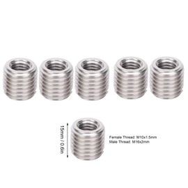 Eujgoov Thread Inserts M10 Internal Thread M16 Male Thread Stainless Steel Thread Inserts Kit Thread Repair Tool for Furniture Pack of 10