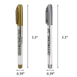 Wax Seal Pen Kit, Yoption 4 Pieces Metallic Pen for Decorating Sealing Stamp Wedding Invation Seals
