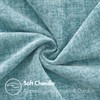 MIULEE Pack of 2 Smoke Blue Throw Pillow Covers 20x20