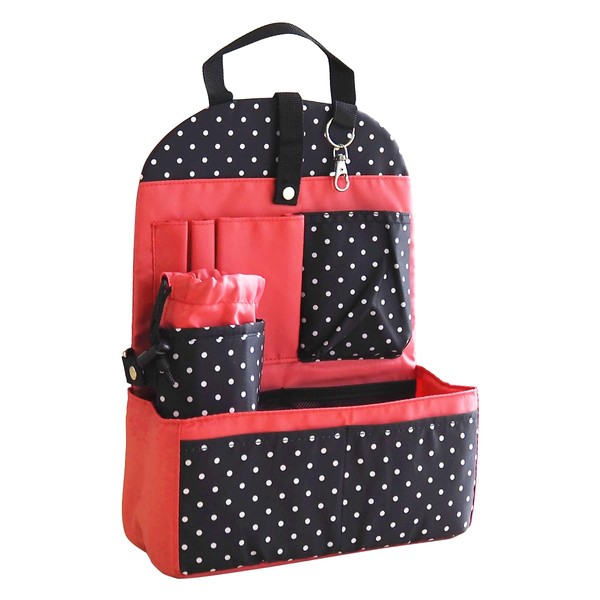 At First Backpack In Pocket Plain Dot Black AF7109