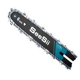 SEESII Replacement Chainsaw Bar, Guide Bar for Mini Chainsaws 6 Inch, Compatible with SEESII Protable Electric Chain Saw