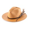 Straw Fedora by Stetson