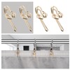 Curtain Hooks Metal Curtain Header Tape Drapery Hooks for curtains