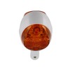 Set of indicators in white, indicator caps orange - for