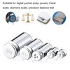 Calibration Weight Set, 5-Piece Calibration Gram Set, Measuring Weights, Set