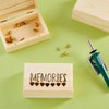 Unfinished Wood Boxes with Hinged Magnetic Lid, 4-Pack of Pinewood