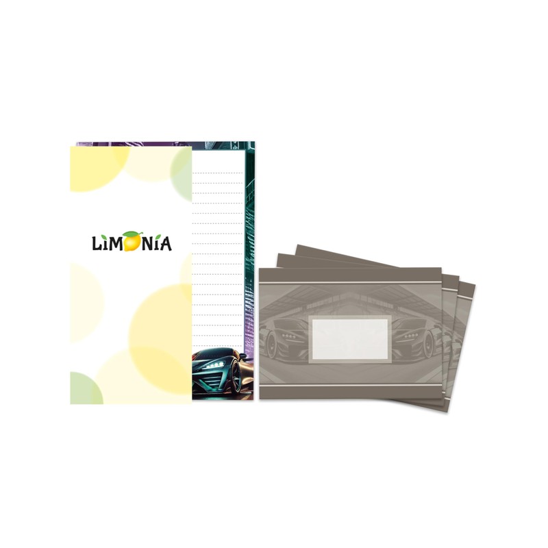 Writing Paper Set Writing Pad Lined with Envelope for Boys