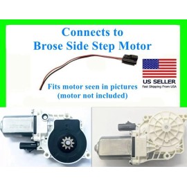 Connector Pigtail Plug for Brose Powered Side Step 80-04868-90 Motor used by Amp