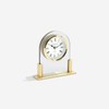 London Clock Glass Arch top Mantel Clock, Gold, 12.5 x
