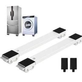 Base Retráctil para Lavadora y Refrigerador con 24 Ruedas Reforzadas, Soporte Extensible de 46-71 cm para Muebles Pesados, Base Móvil con Frenos de Se