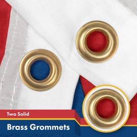 G128 2 Pack: Serbia Serbian Flag | 3x5 Ft | LiteWeave Pro Series Printed 150D Polyester | Country Flag, Indoor/Outdoor, Vibrant Colors, Brass Grommets, Thicker and More Durable Than 100D 75D Polyester