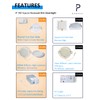 POPANU Recessed Lighting 4-inch Square-LED - Canless Recessed Light Fixture,